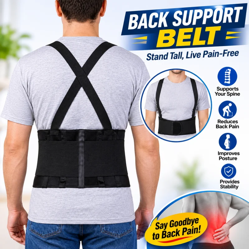 Dingli Back Support Belt – Adjustable Lower Back & Wais